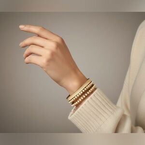 Stackable bracelets set of 3‎